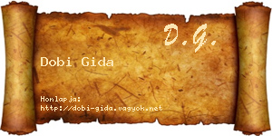 Dobi Gida névjegykártya
